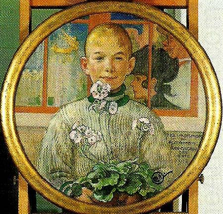 Carl Larsson gratulation till mormor china oil painting image